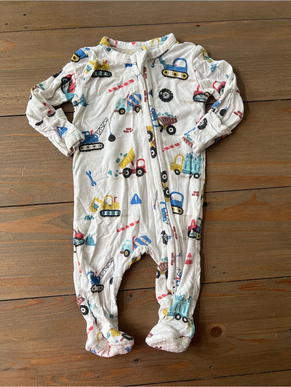 Angel Dear Bamboo Two-Way Zip Footie Sleeper - Newborn